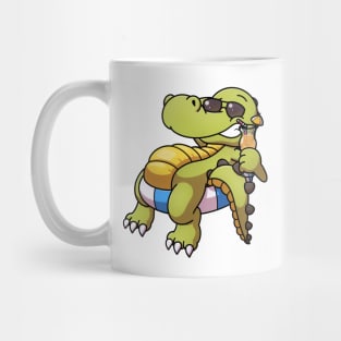 Crocodile At The Beach Mug